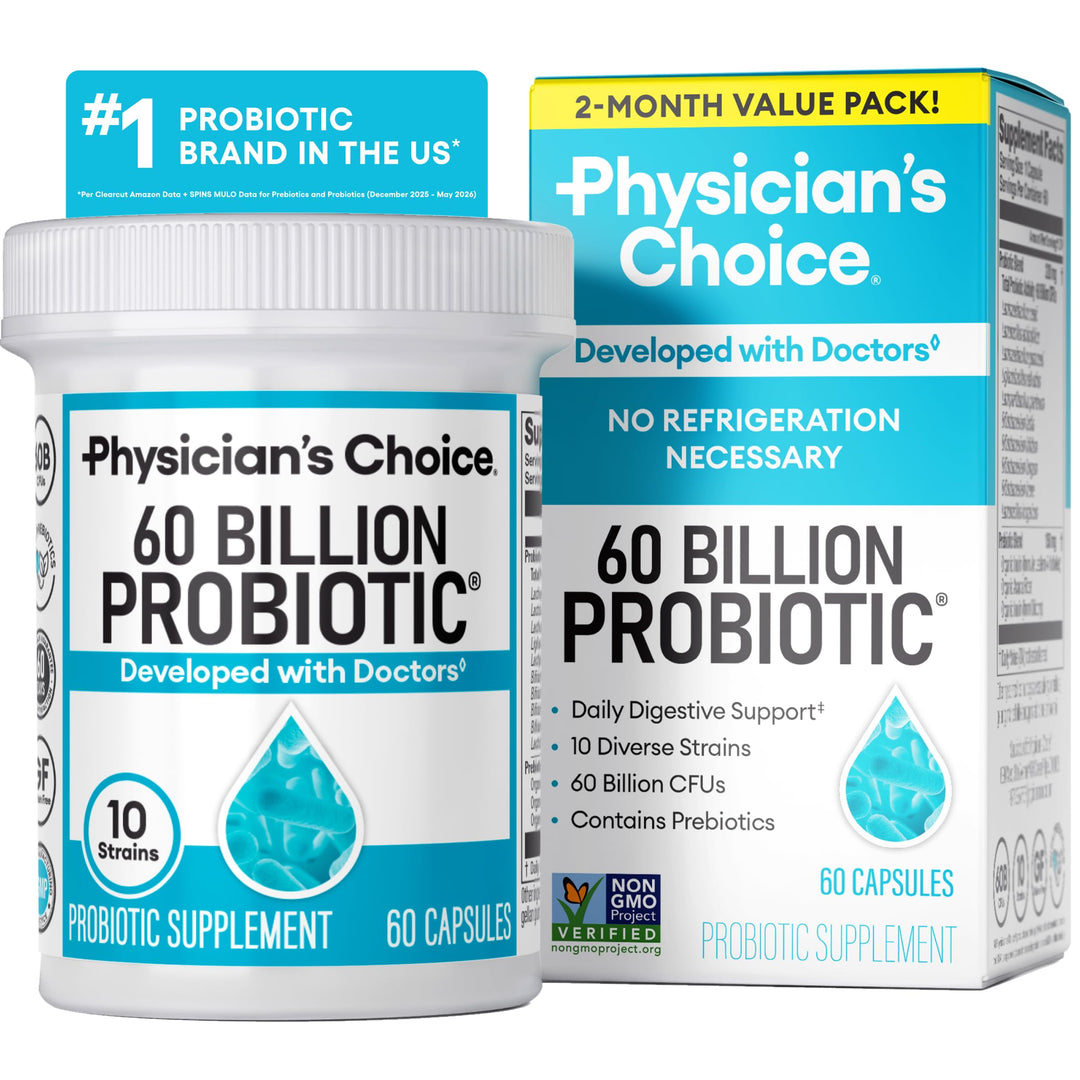 Physician's CHOICE Probiotics 60 Billion CFU, 60 Count