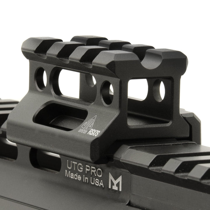 UTG Super Slim Picatinny Riser Mount, 3 Slots, 0.75 in