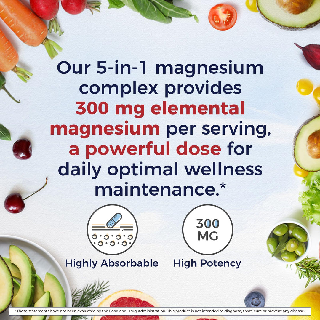 Vitalitown Magnesium Complex, 300 mg, 90 Count