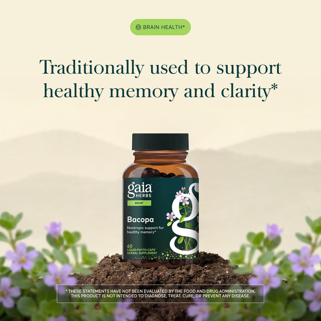 Gaia Herbs Bacopa, 60 Count