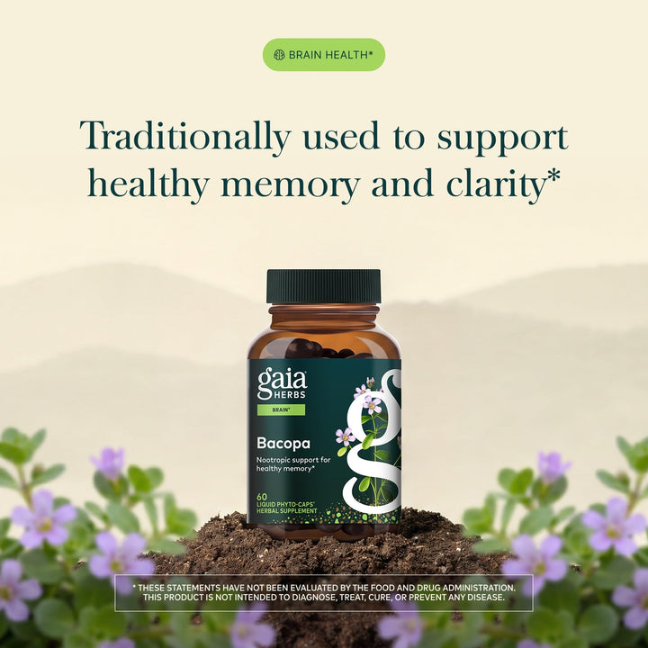 Gaia Herbs Bacopa, 60 Count