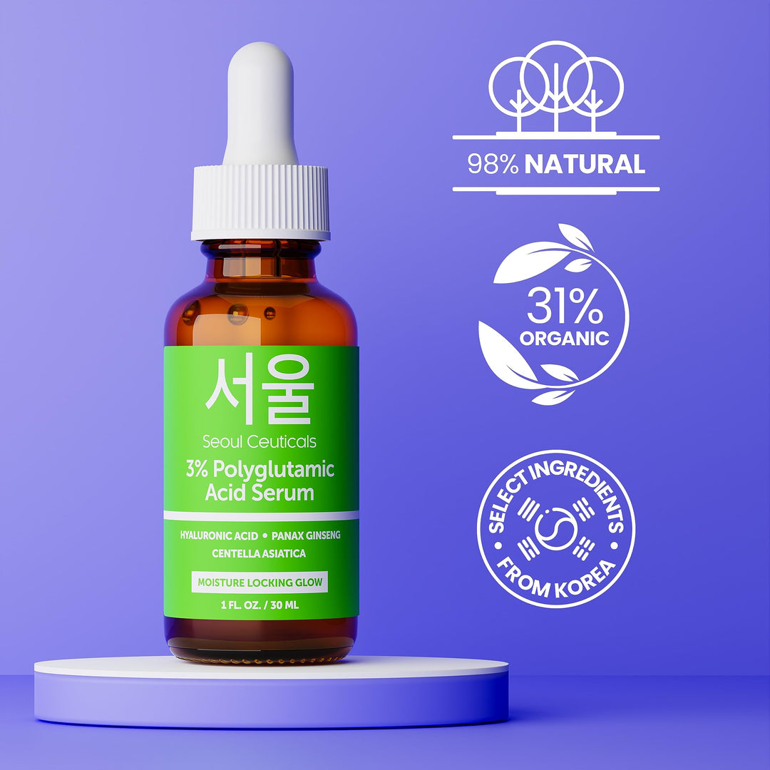 SeoulCeuticals Organic Polyglutamic Acid Serum, 1 oz