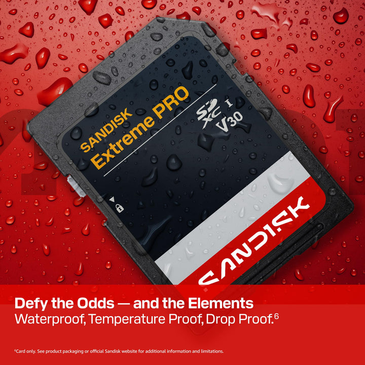 SanDisk Extreme Pro SDHC UHS-I Memory Card, 128GB