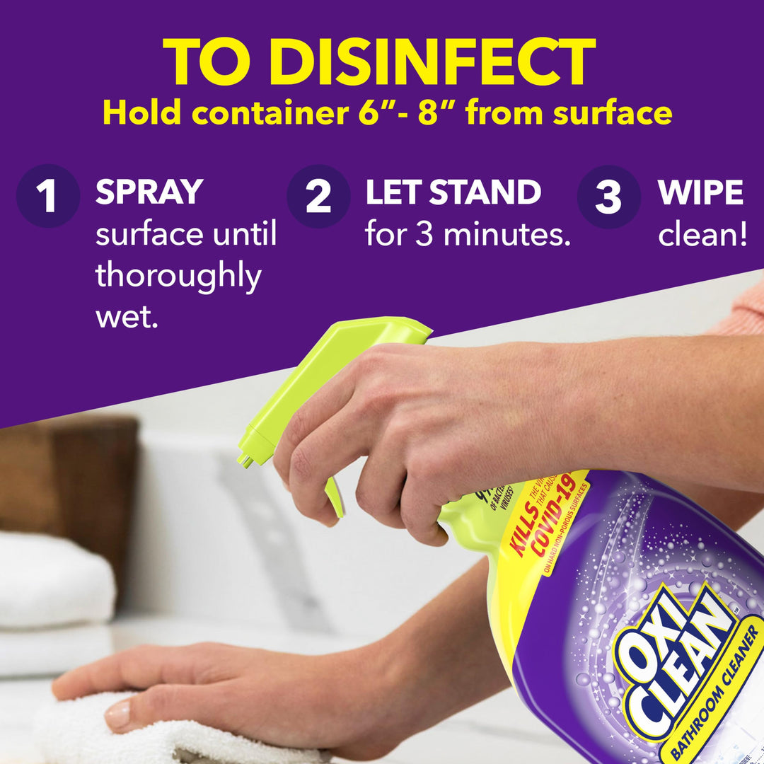 OxiClean Bathroom Cleaner, 32 oz