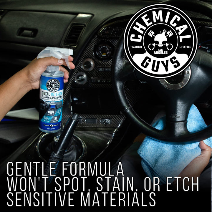 Chemical Guys Total Interior Cleaner And Protectant, Leather & Vinyl, 16 fl oz