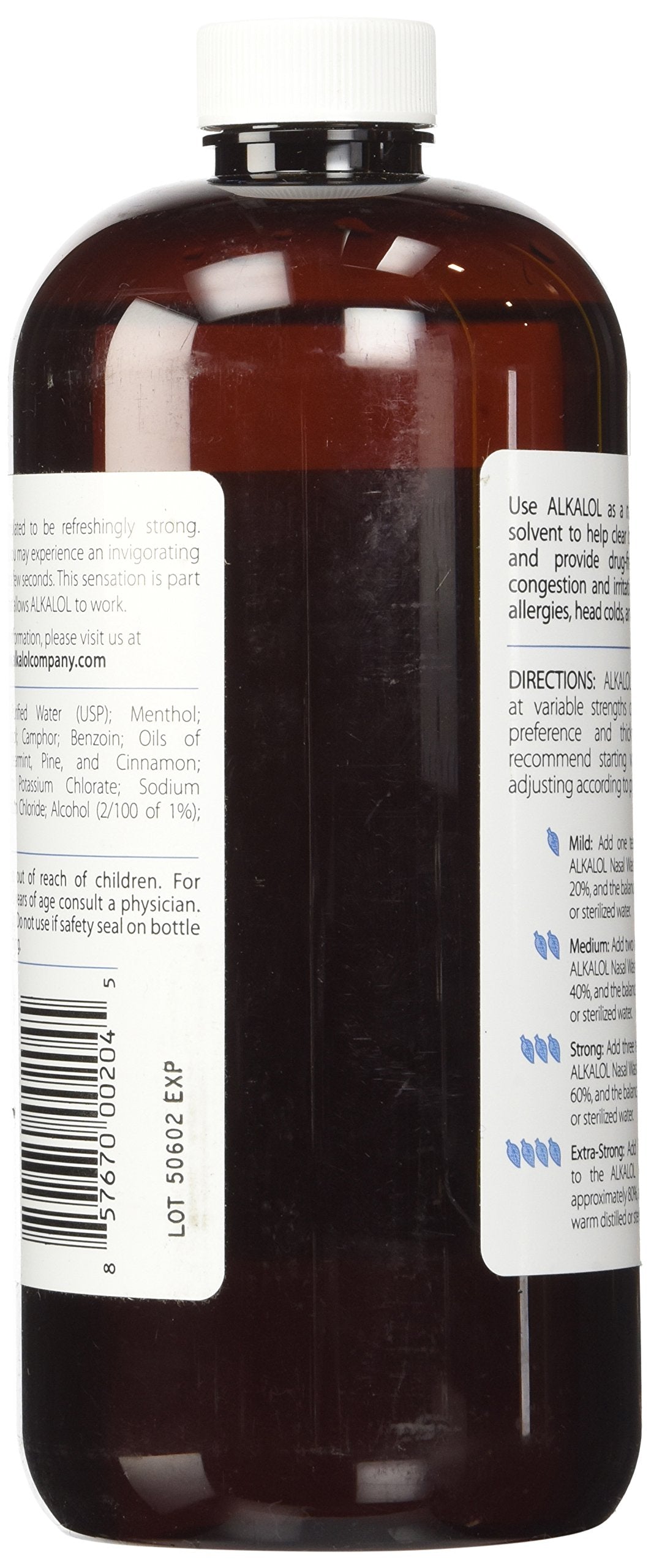 Alkalol Mucus Solvent and Cleaner, 16 fl oz