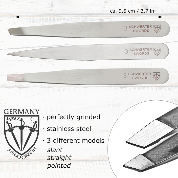 Drei Schwerter Mexico Tweezer Set, 3 Count
