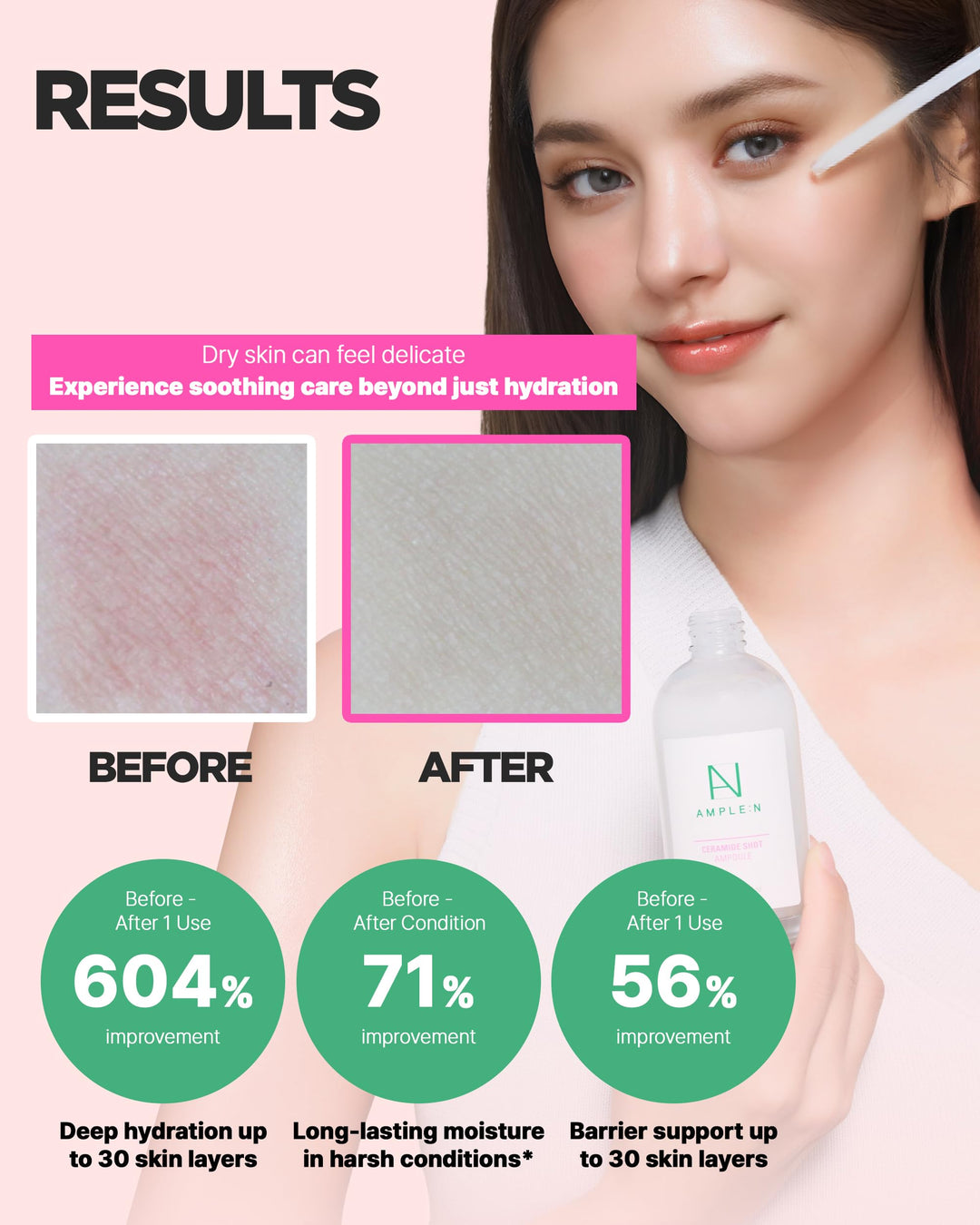 CORÉANA Ample:N Ceramide Shot Serum, 1.01 fl oz