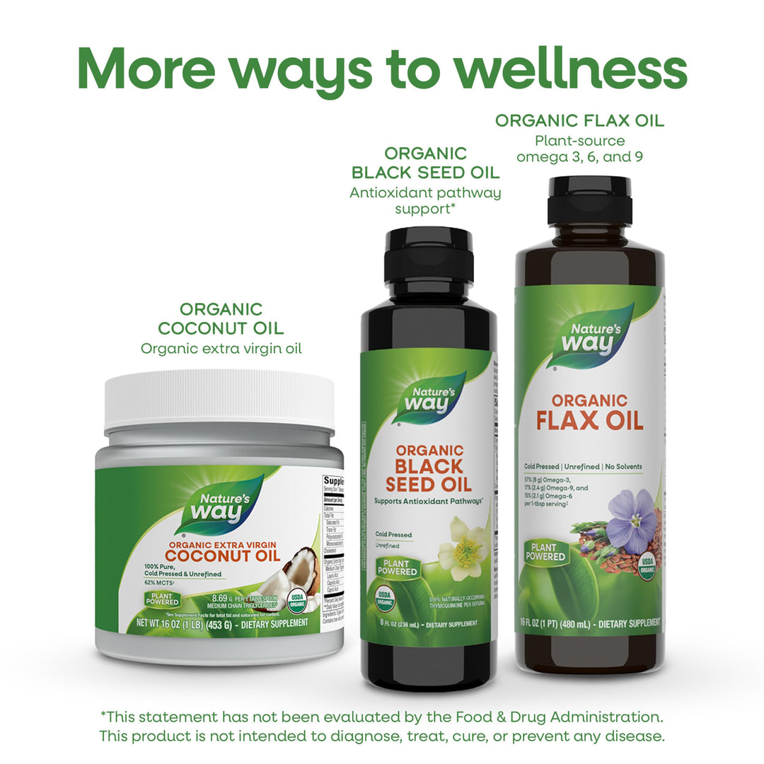 Nature's Way Organic Black Seed Oil, 8 oz