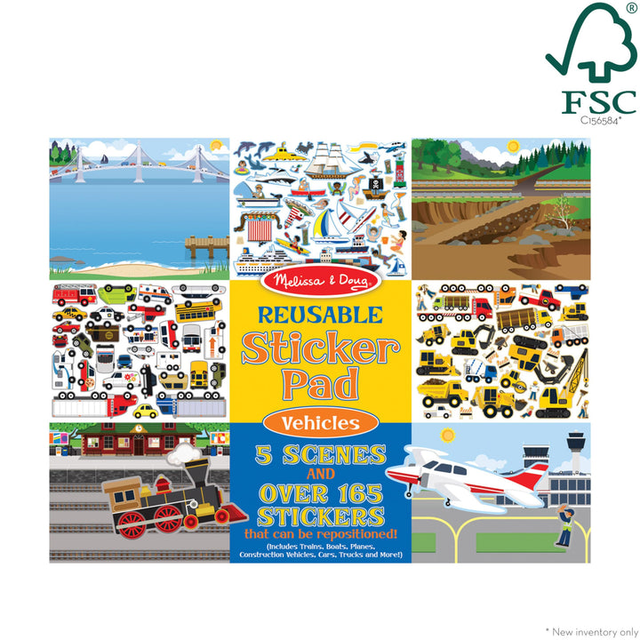 Melissa & Doug Reusable Sticker Pad
