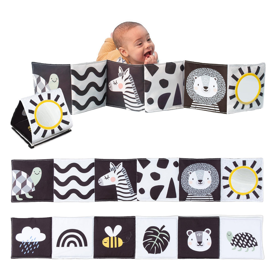 Taf Toys Newborn Soft Activity Book, Black and White, 0-12 Months