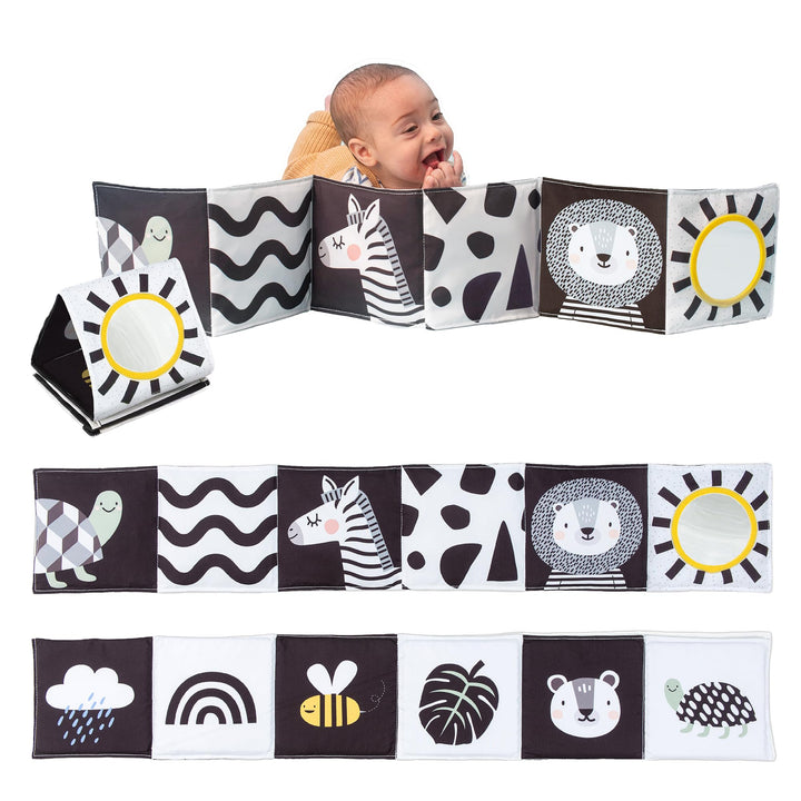 Taf Toys Newborn Soft Activity Book, Black and White, 0-12 Months