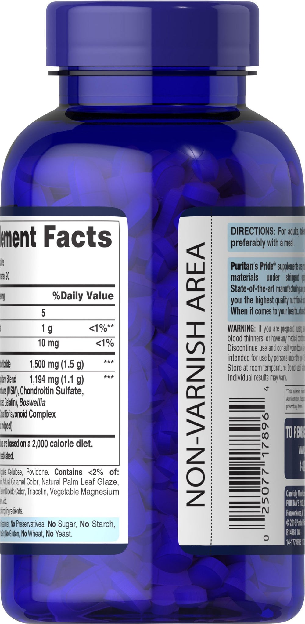 Puritan's Pride Glucosamine Chondroitin And MSM