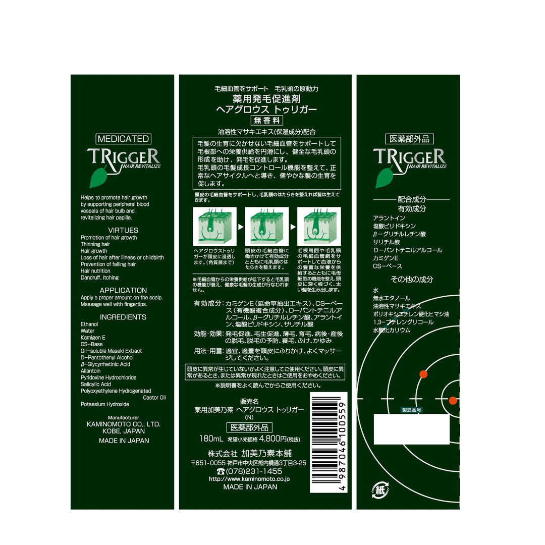 KAMINOMOTO Hair Growth Trigger, 180 ml