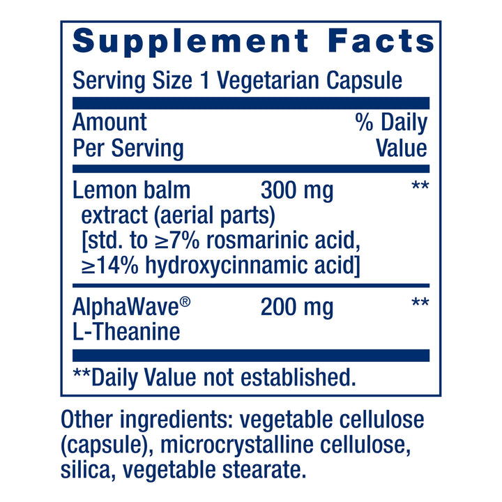 Life Extension Natural Stress Relief, 30 Count