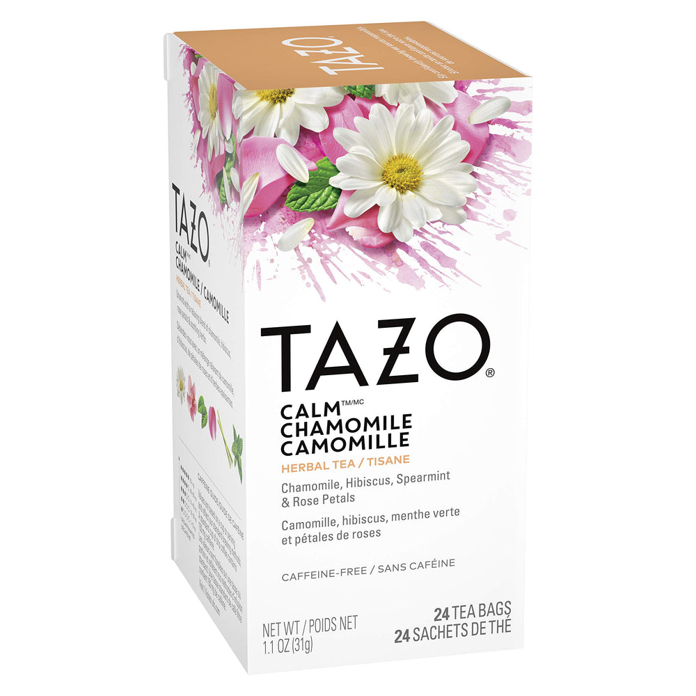 TAZO Calm Chamomile Herbal Tea Bags, 24 Count