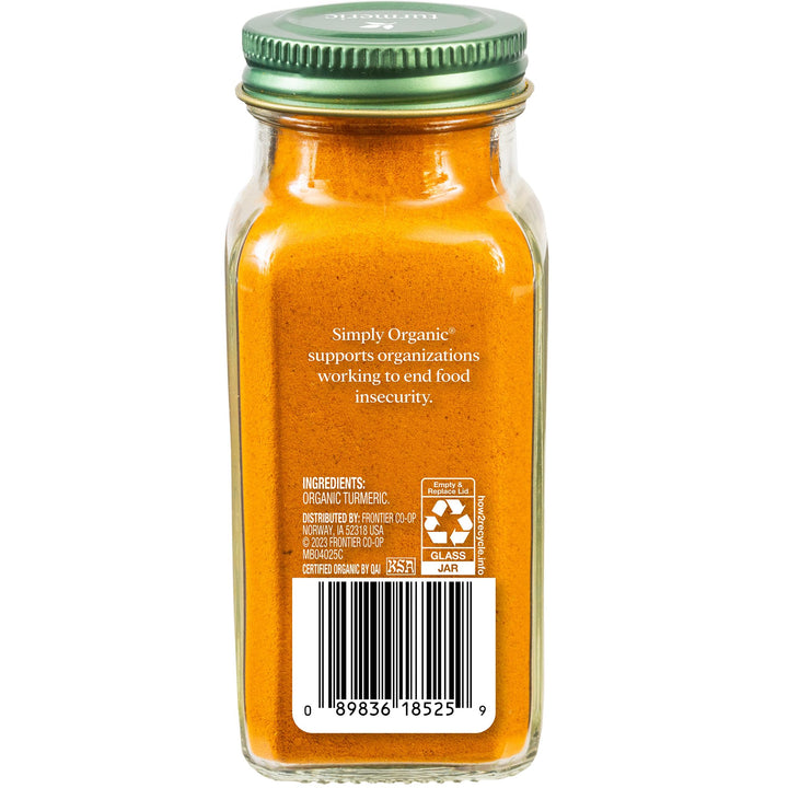 Simply Organic Ground Turmeric Root, 2.38 oz