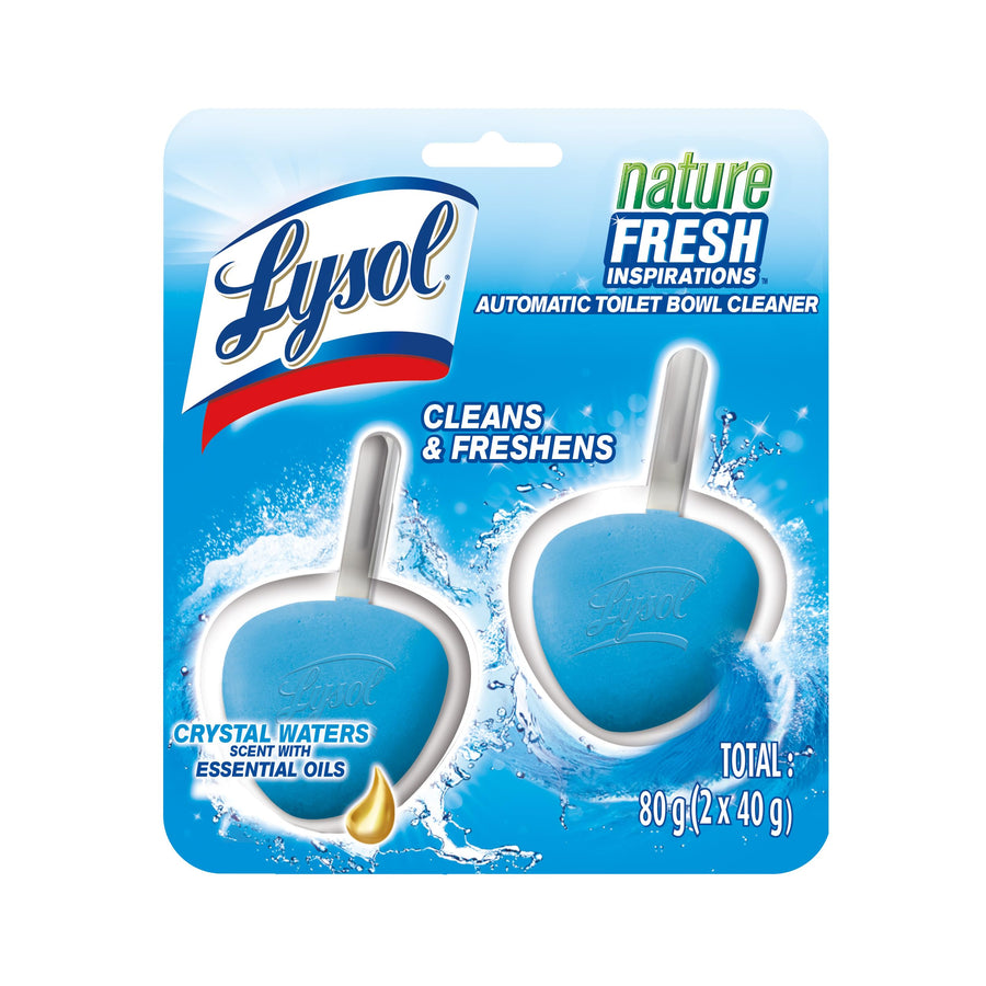 Lysol Hygienic Automatic Toilet Bowl Cleaner, Atlantic Fresh, 2 Count