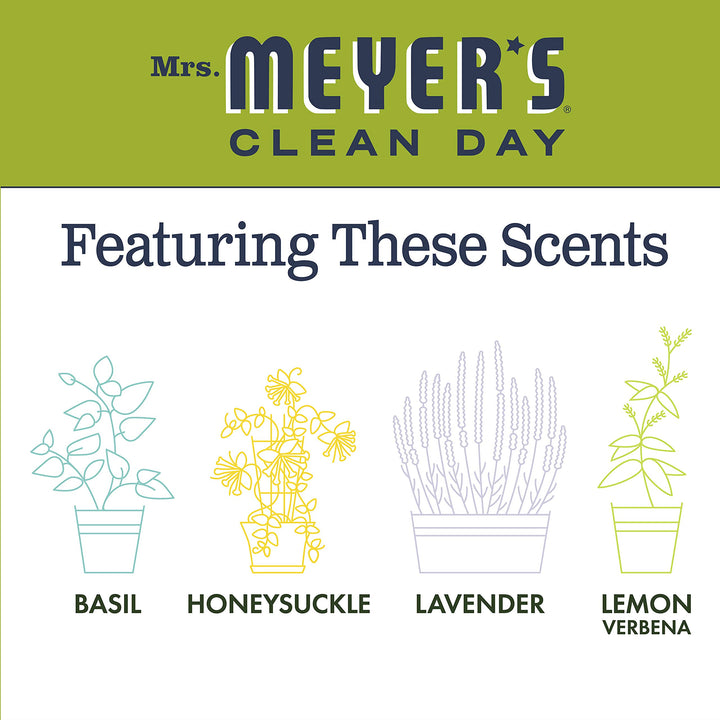 Mrs. MEYER'S Clean Day Liquid Hand Soap Refill, Lemon Verbena, 33 fl oz
