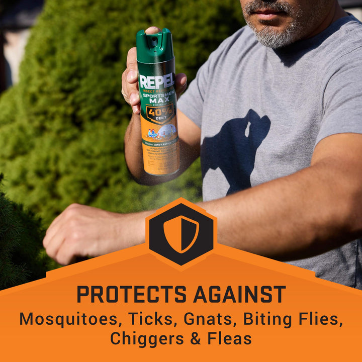 Repel Sportsman Max Insect Repellent, 40% DEET, 6.5 fl oz
