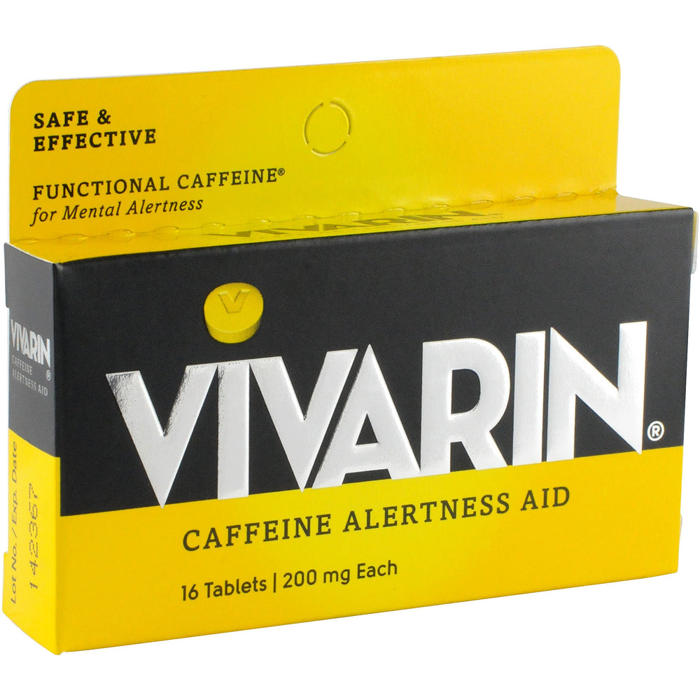 Vivarin Caffeine Tablets, 200 mg, 16 Count