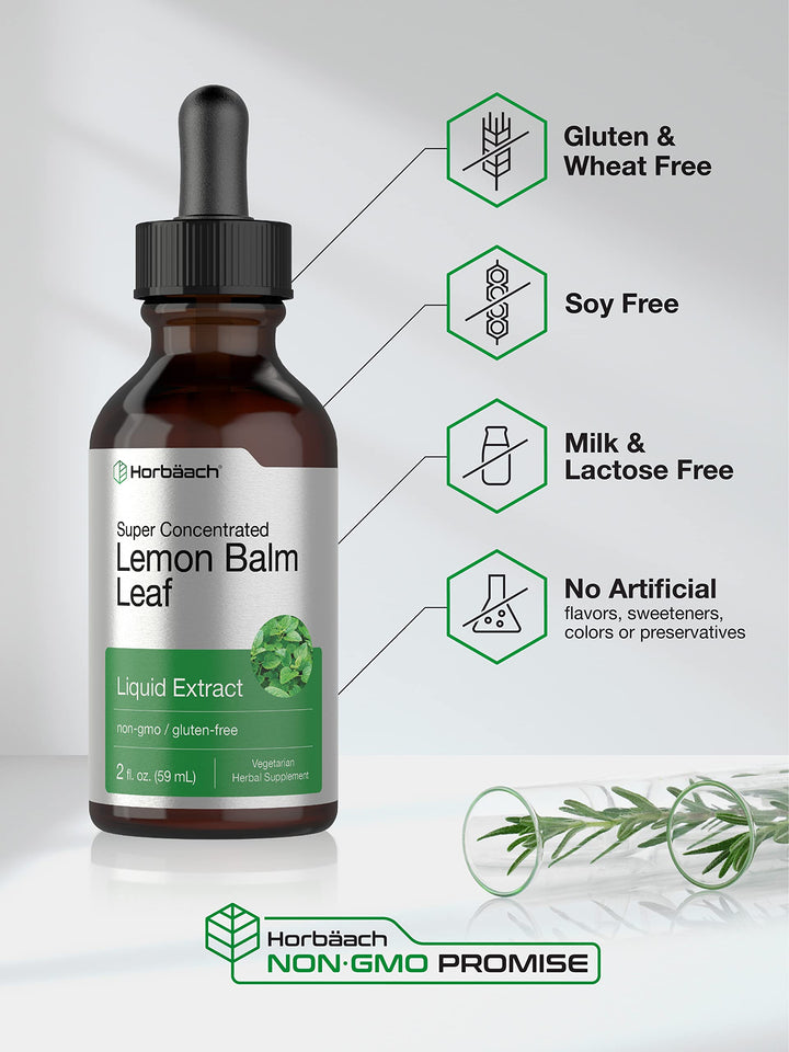 Horbäach Lemon Balm Leaf Liquid Extract, 2 fl oz