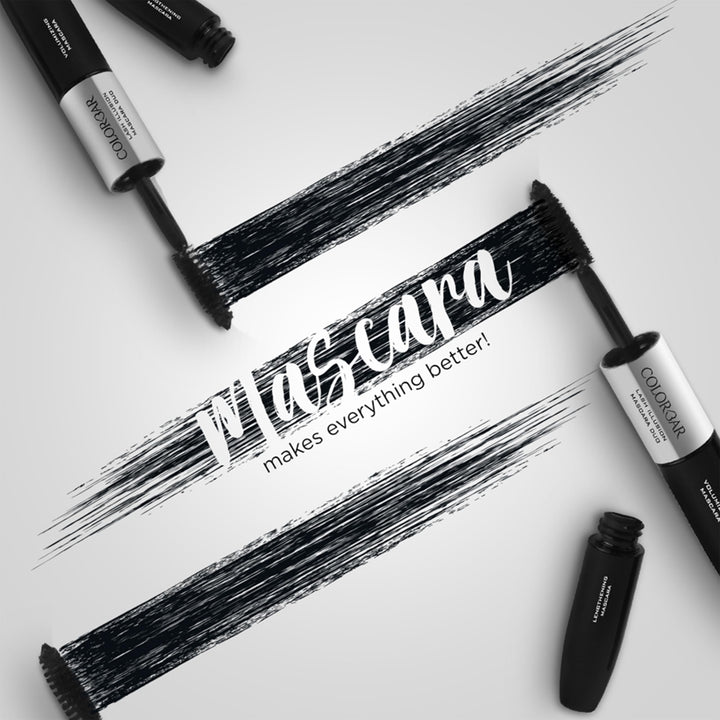 Colorbar Lash Illussion Mascara Duo, Black, 0.27 oz