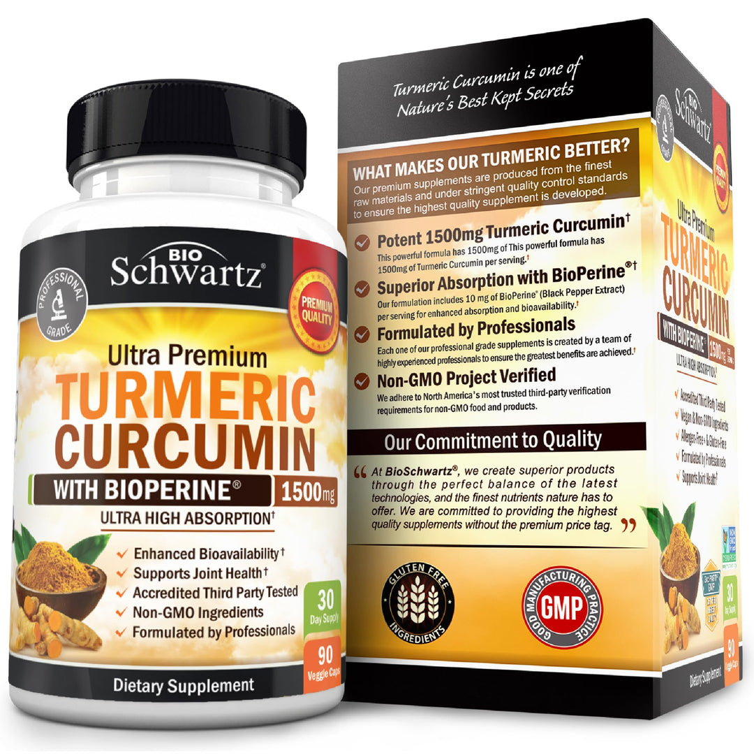 BioSchwartz Turmeric Curcumin, 1500mg