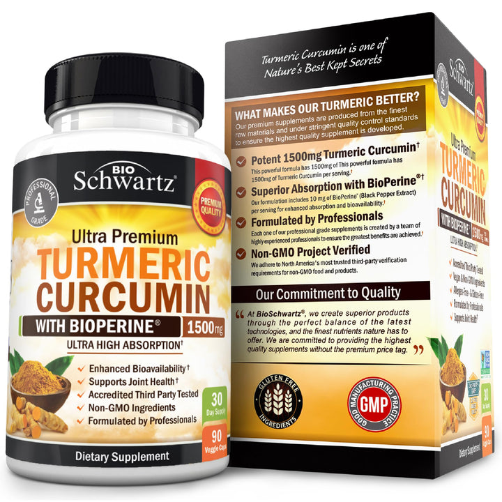 BioSchwartz Turmeric Curcumin, 1500mg