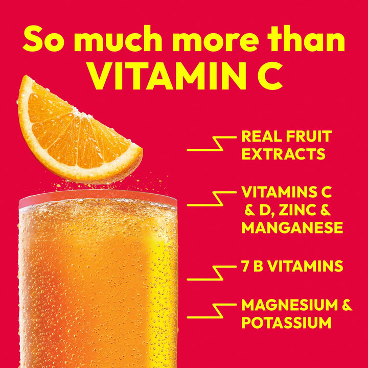 Emergen-C Dietary Supplement Fizzy Drink Mix, Super Orange, 30 Count
