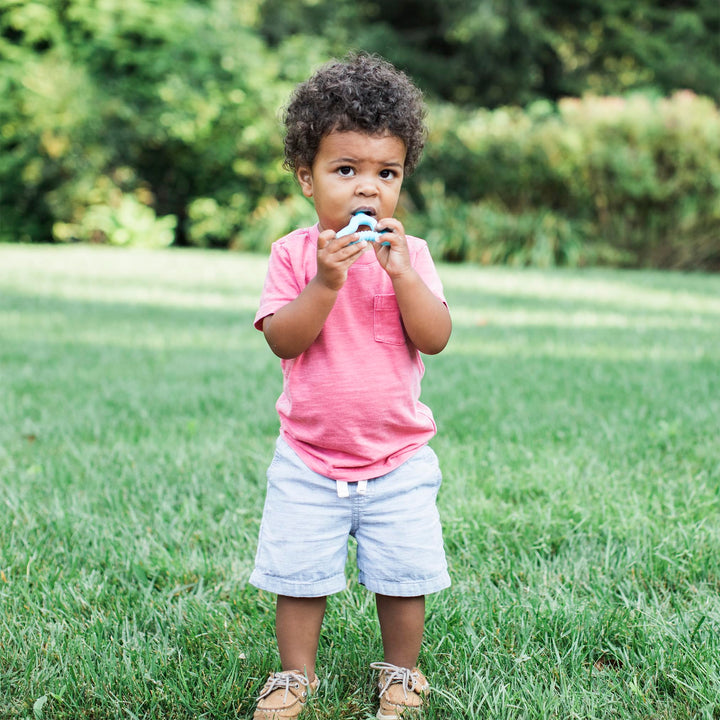 Green Sprouts Silicone Molar Teether, Light Blueberry