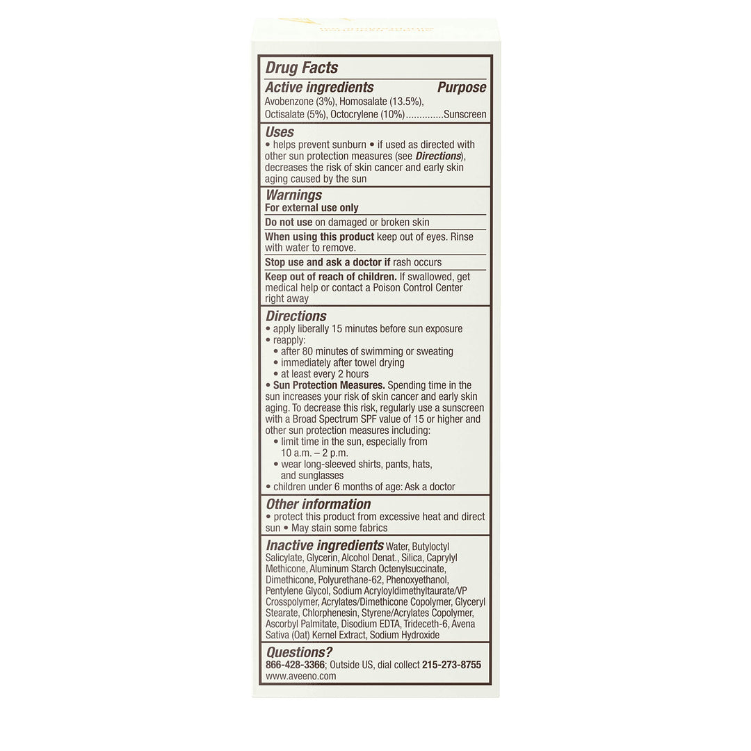 Aveeno Protect & Hydrate Moisturizing Face Sunscreen Lotion, SPF 60