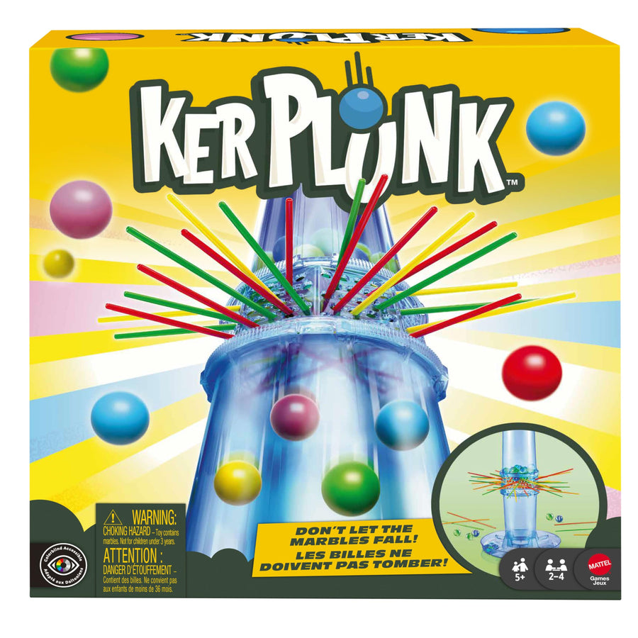 Mattel Games KerPlunk Game, 2-4 Players
