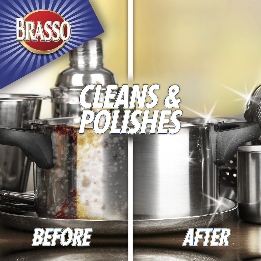 Brasso Multi-Purpose Metal Polish, 8 oz