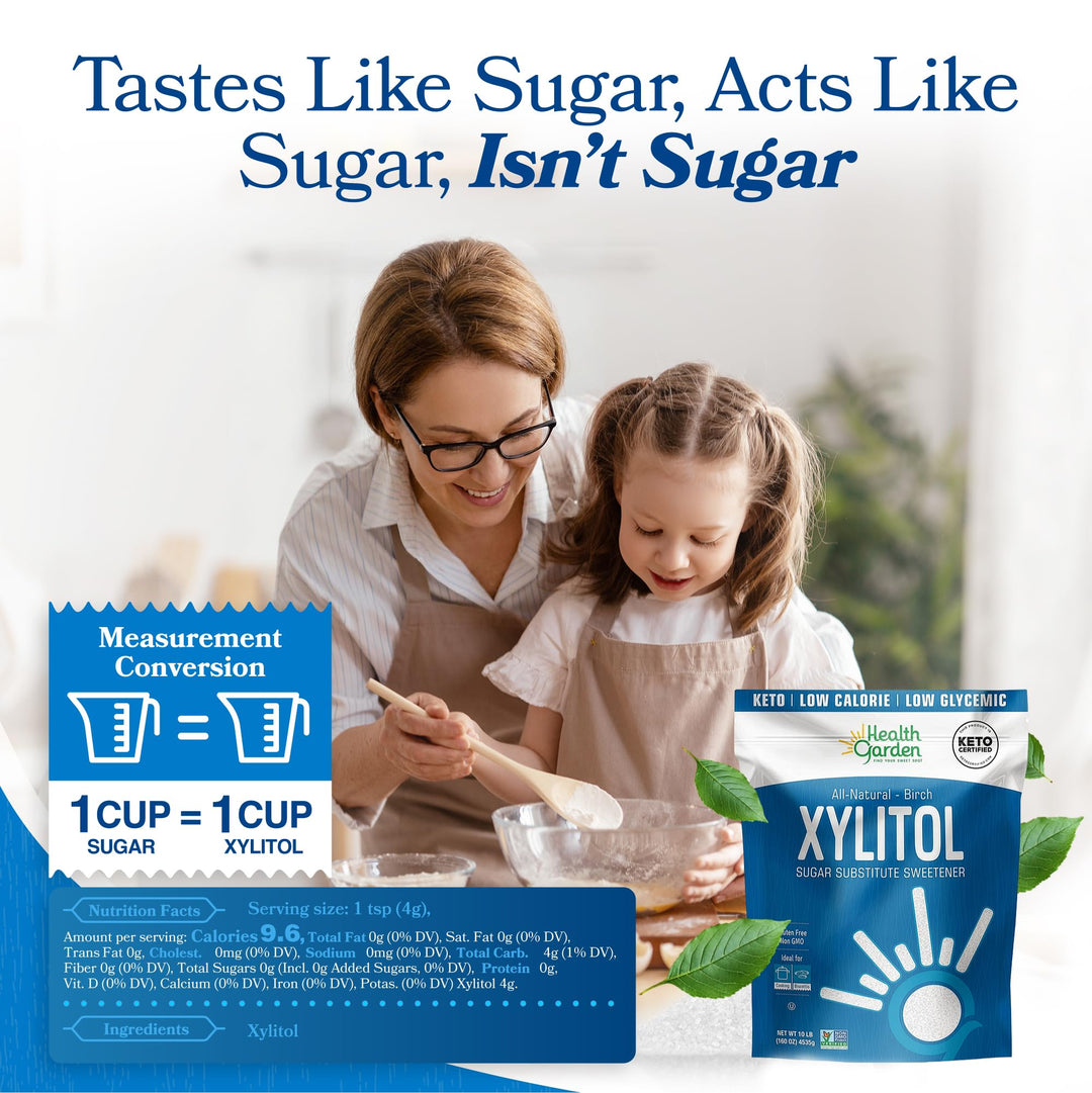 Health Garden Birch Xylitol Sweetener, 1 lb