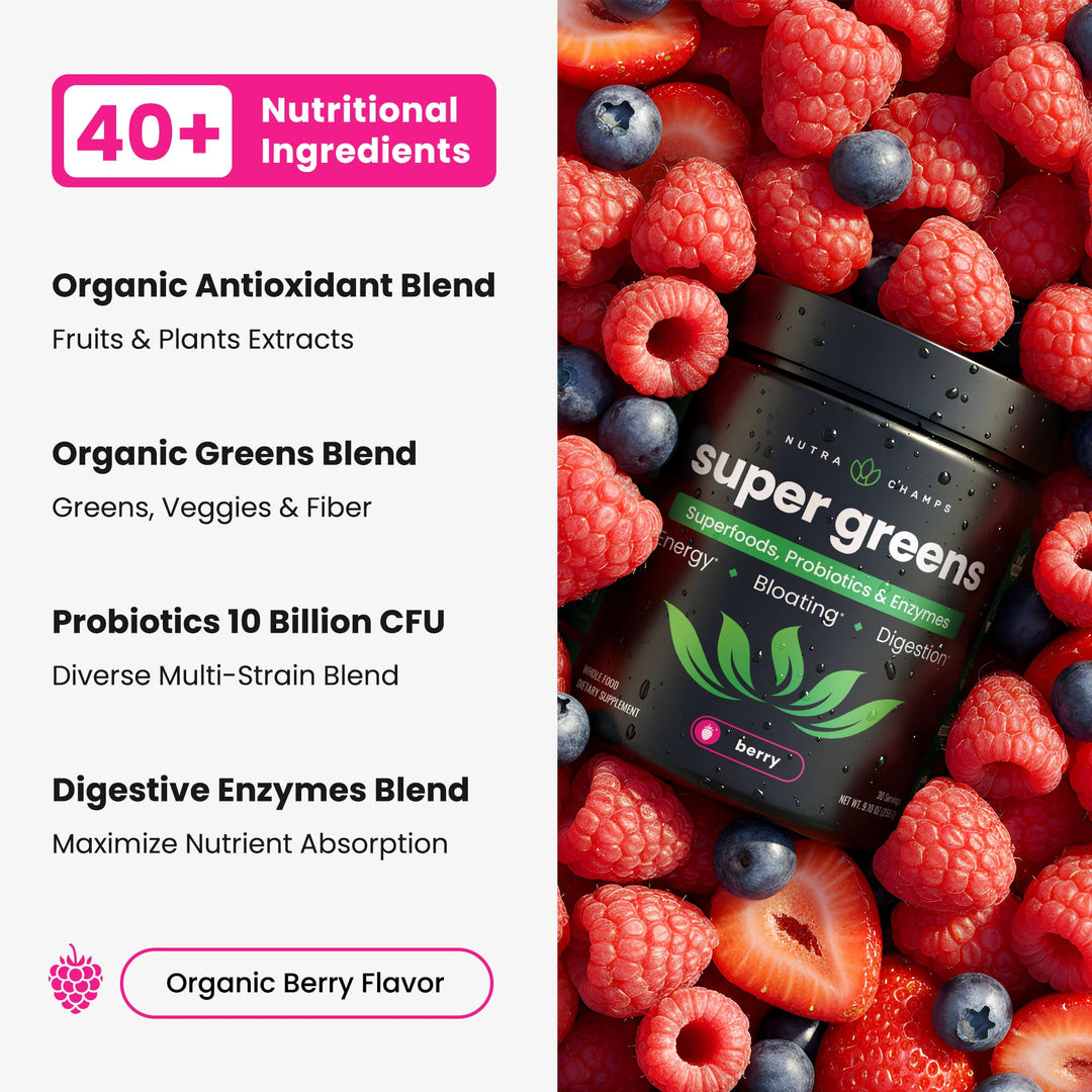 NutraChamps Superfood Greens Powder