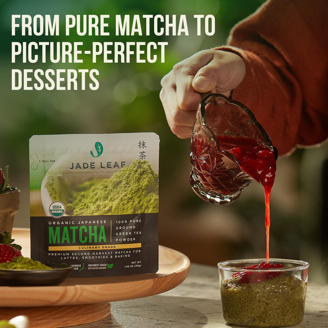 Jade Leaf Matcha Culinary Grade Powder, Organic, 30 g