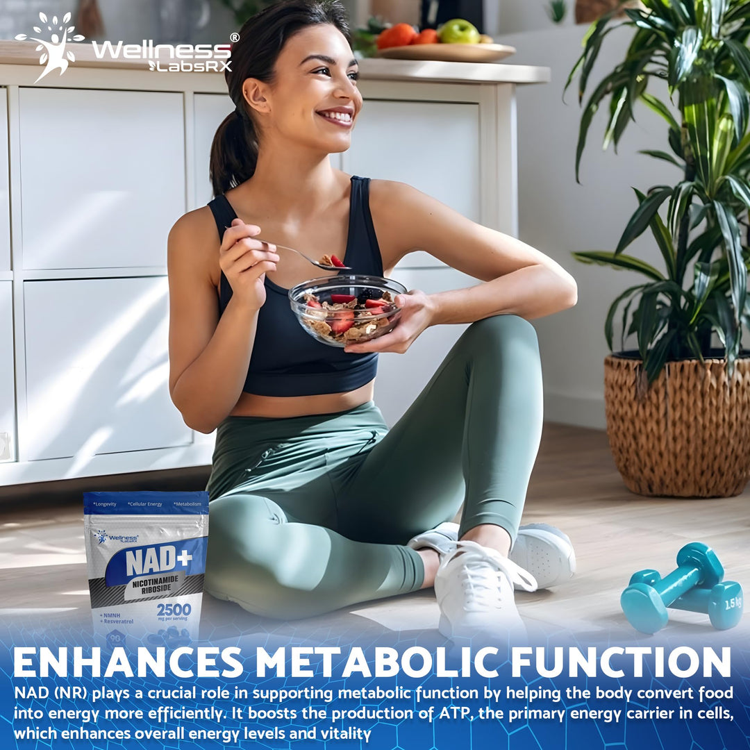 WELLNESS LABSRX NAD+ Supplement Softgels, 2500 mg