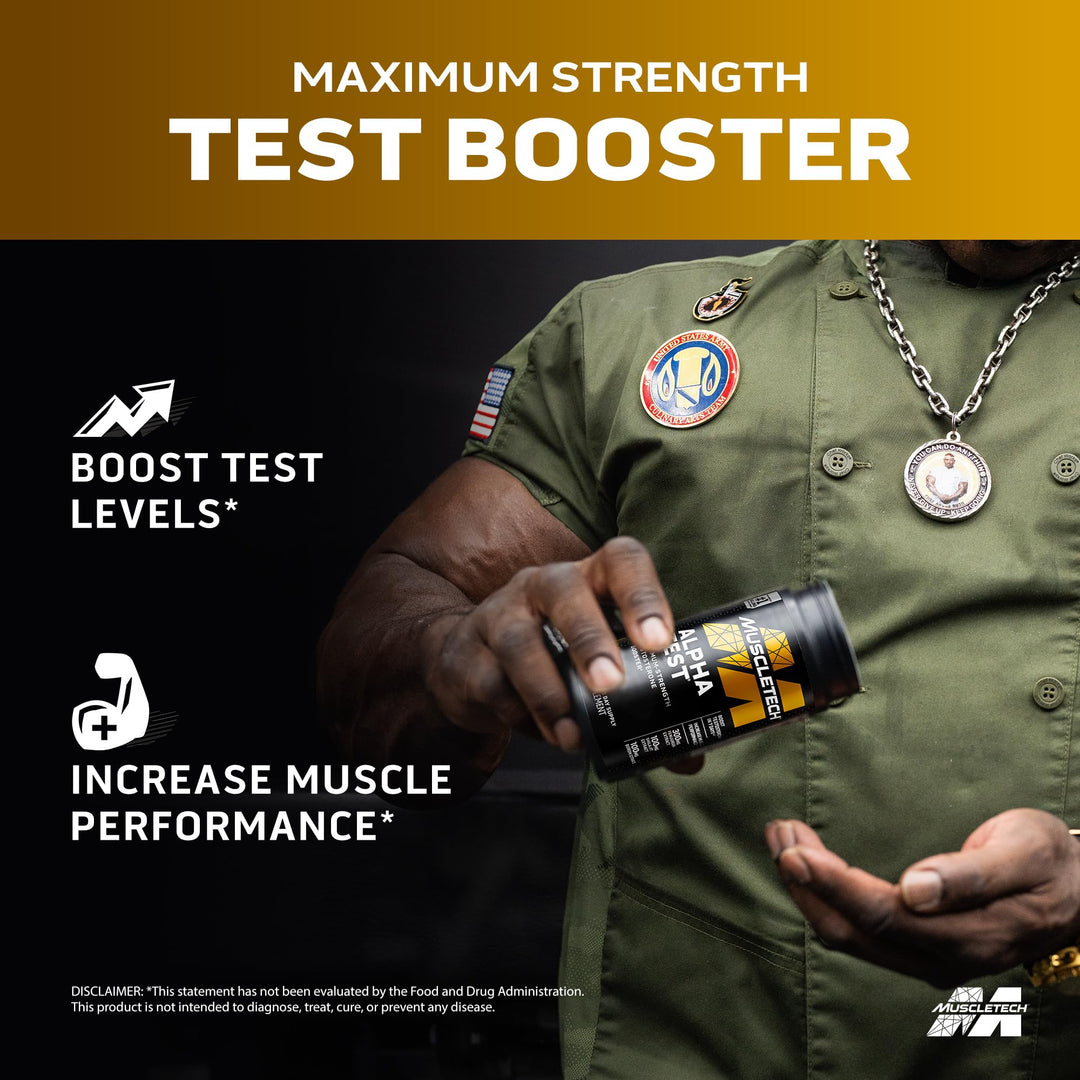 Muscletech Pro Series AlphaTest Testosterone Booster, 120 Count