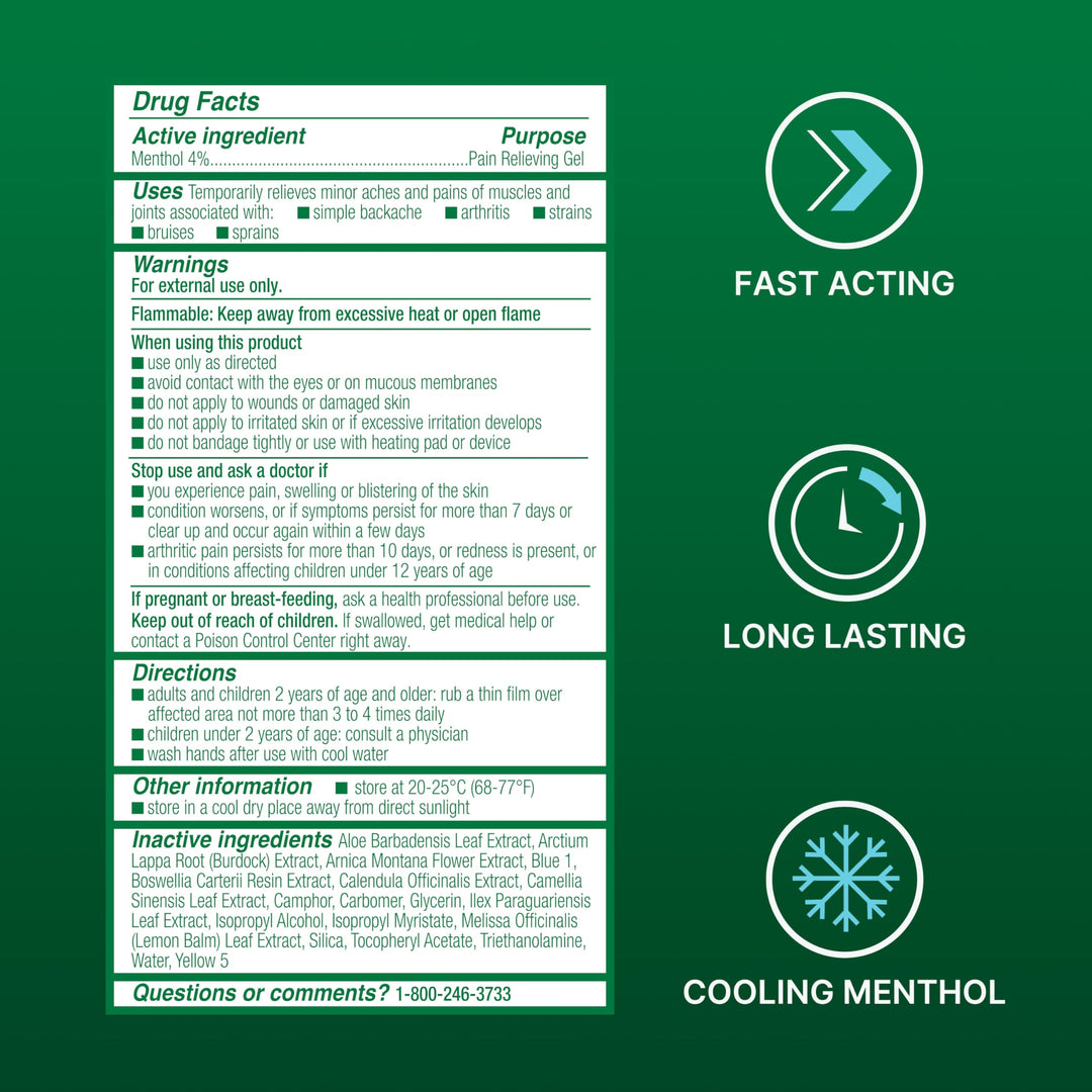 Biofreeze Pain Relief Gel, 3 oz