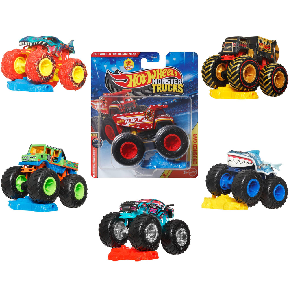 Hot Wheels Monster Trucks Die-Cast Assortment, 1:64 Scale