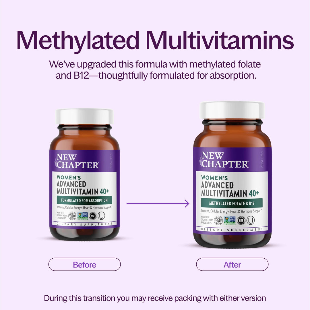 New Chapter Women's Multivitamin 40 Plus, Berry, 96 Count