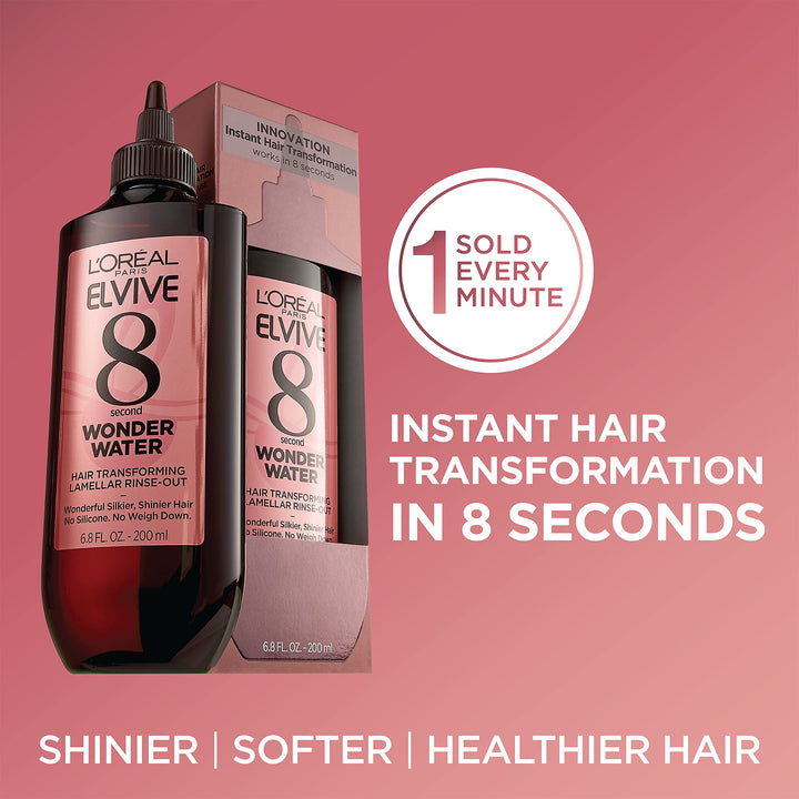 L'Oreal Paris Elvive 8 Second Wonder Water Lamellar Hair Treatment, 6.8 fl oz