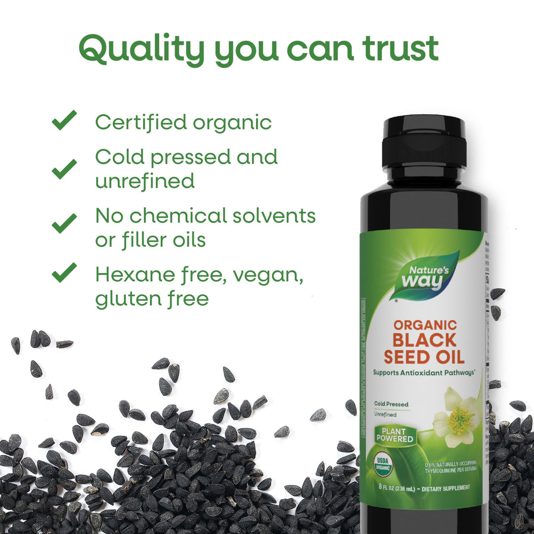 Nature's Way Organic Black Seed Oil, 8 oz