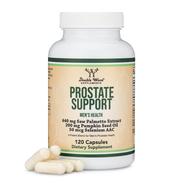 Double Wood Supplements Prostate Support, 120 Count