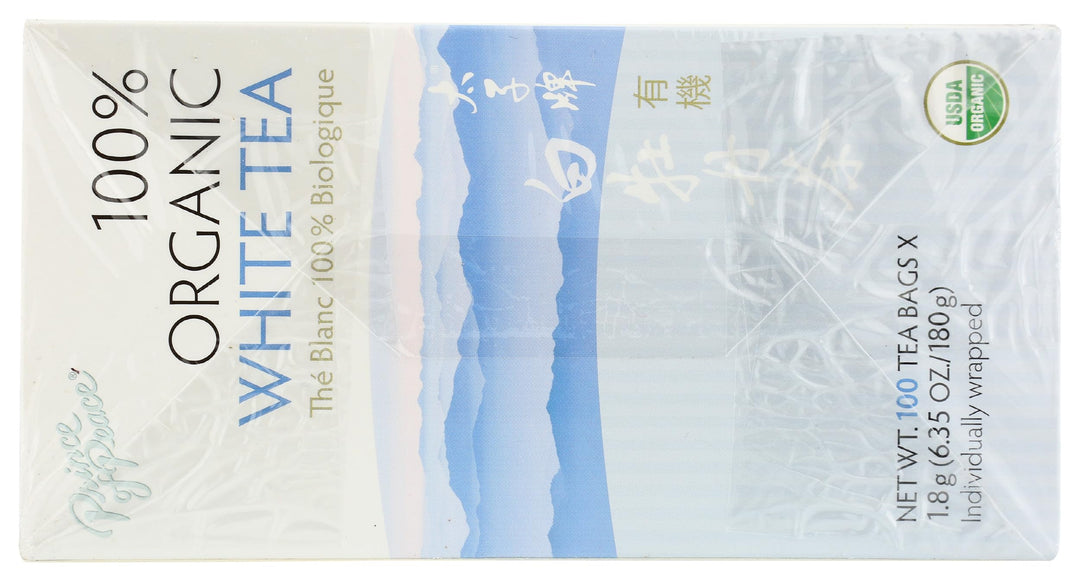 Prince of Peace Organic White Tea, 100 Count