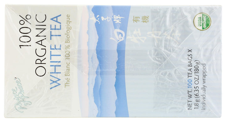Prince of Peace Organic White Tea, 100 Count