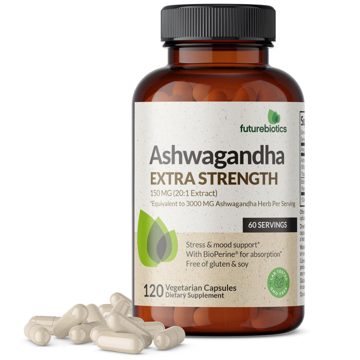 Futurebiotics Ashwagandha Extra Strength 3000 mg, 120 Count