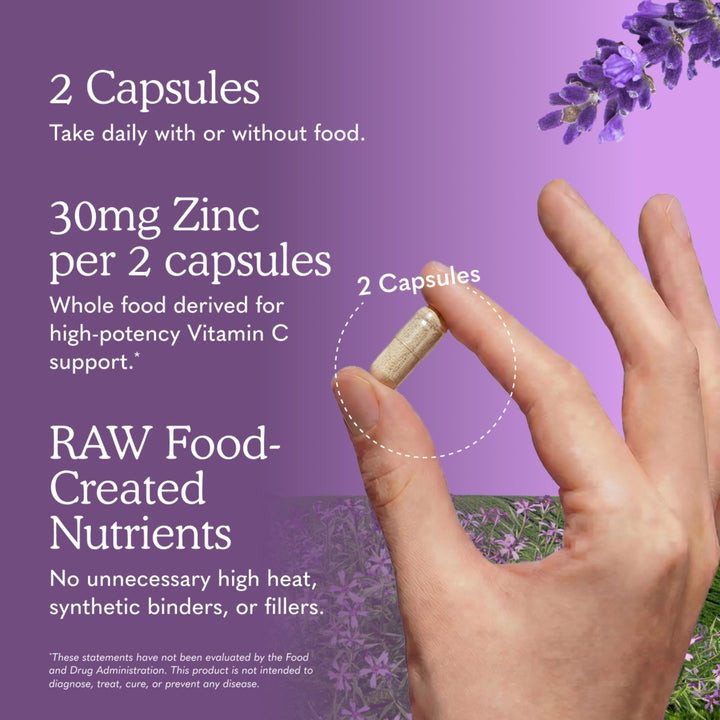 Garden of Life Vitamin Code Raw Zinc, 30 mg, 60 Count