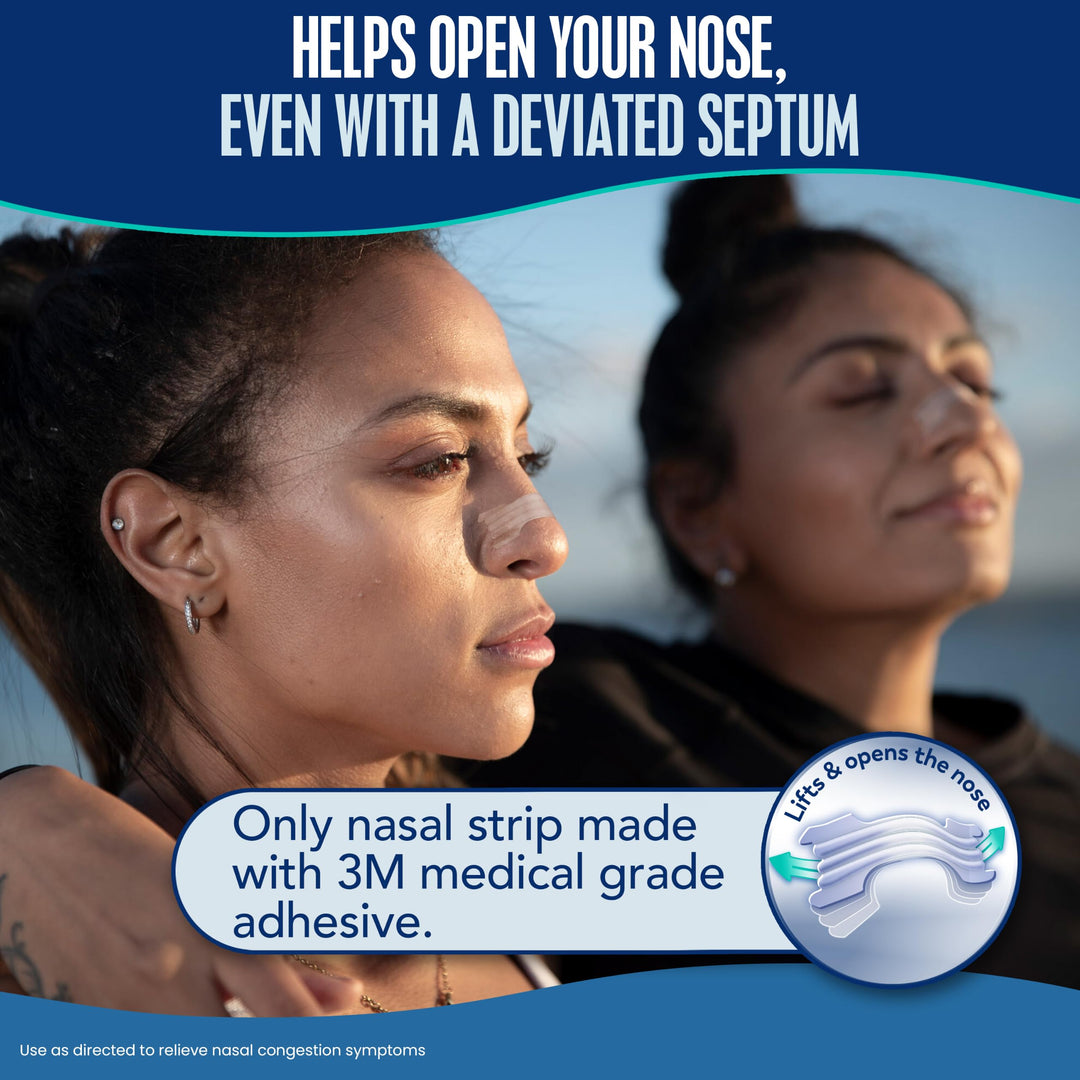Breathe Right Nasal Strips, Extra Strength, Clear, 44 Count